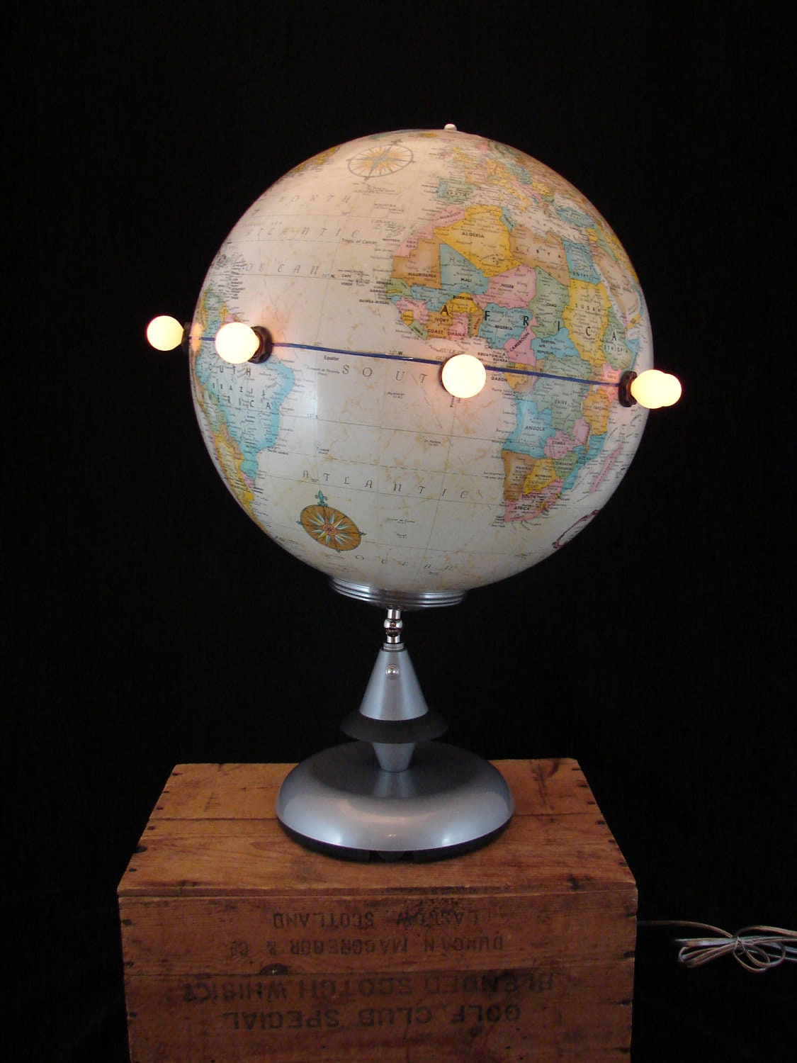 Table Lamp Vintage Globe