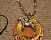 I Love My Granddog Personalized Handstamped Necklace