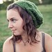 Kelly Green Handmade Slouch Hat  Boyfriend Beanie