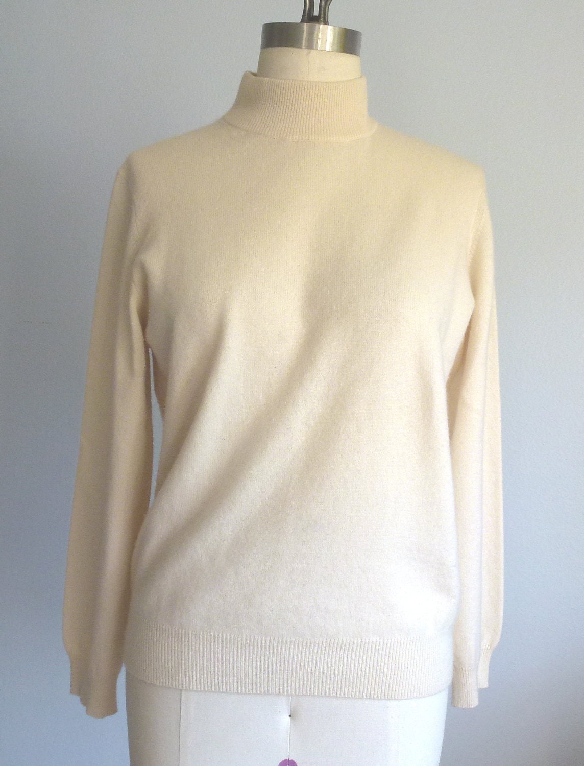 ivory mock turtleneck