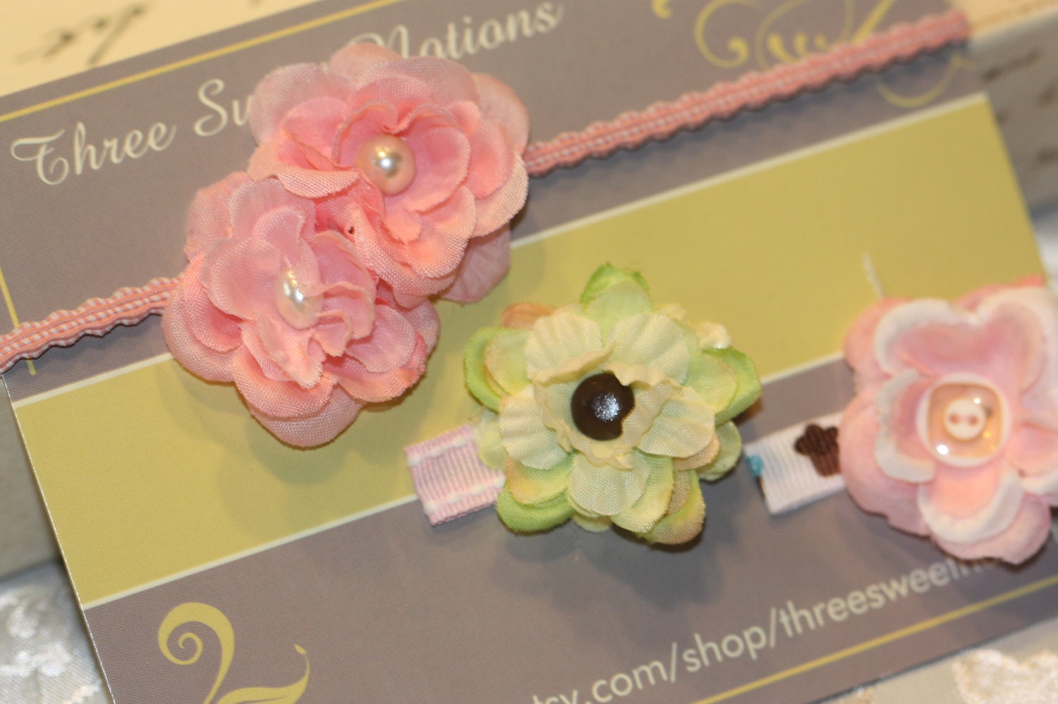Baby Hair Accessories Gift Set of 3