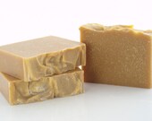 Soy and Goat Milk Soap "Honey Glazed Carrots"  - CLEARANCE - Earthy Essential Oil Blend, Pureed Organic Carrots - Cold Process Artisan Soap