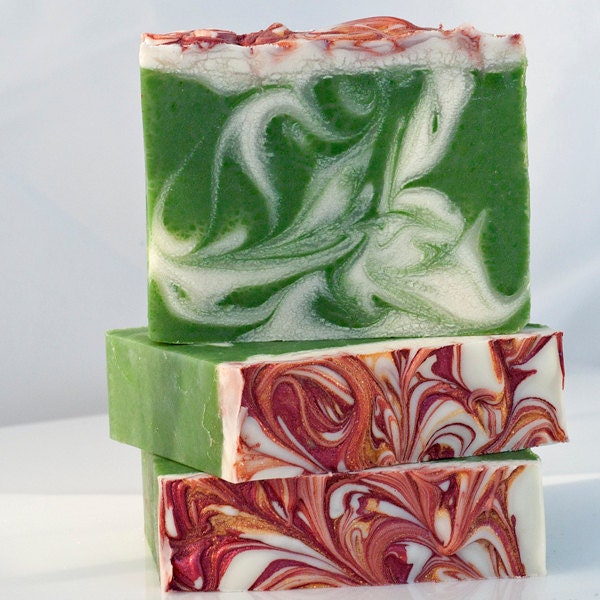 Vegan Soap "Yuletide"  - CLEARANCE - Evergreen Essential Oil Blend - Cold Process Artisan Soap