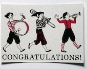 Congratulations - silkscreen miniprint, limited edition original print