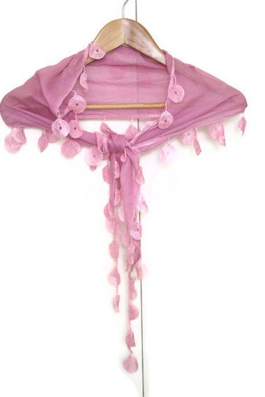 for mom pink scarf  ready to ship