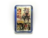 Grease Movie 3D Glass Paperweight - John Travolta - Olivia Newton-John - you're the one that I want Glass Paperweight