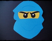 Lego Ninjago BLUE Ninja Paper Head Party / Home Decor