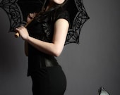 20x30 Sexy Gothic Print "Satin and Spikes 01"