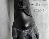 Wolf Paws  for Costume  - Wolf Boots - Custom Made -