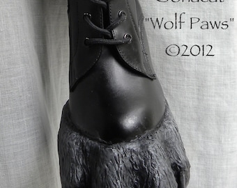 Wolf Paws  for Costume  - Wolf Boots - Custom Made -