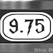 Harry Potter inspired 9 3/4 Runner's Mashup vinyl decal - Car decal - Harry Potter decal - Deathly Hallows decal - 9 3/4 decal