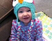 Crochet Owl Hat (Made to Order)