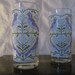 Vintage Pasinski Washington Glasses Bird Motif Blue Lavender
