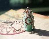 Alice in Wonderland Drink Me Inspired Necklace