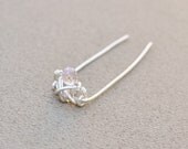 Princess Tiara Sterling Silver Hair Stick Japanese Geisha Inspired Kanzashi