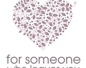 Word Art Print: Save Your Heart