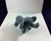Amigurumi Crocheted Stuffed Animal Elephant - Child Safe & Great Baby Shower Gift