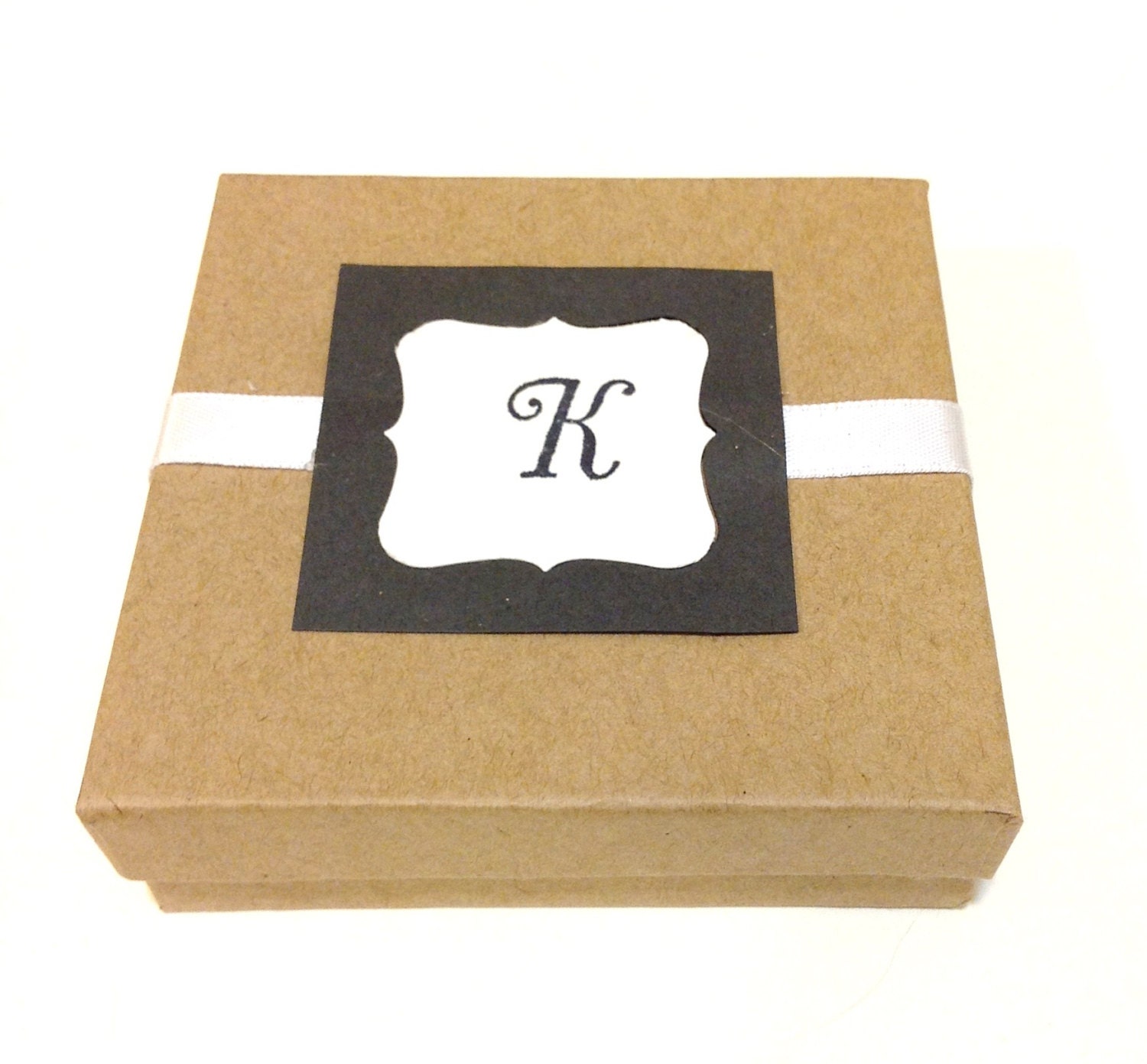 Gift wrap, gift box, personalized gift wrapping, decorated box for gift, initials, wrapping