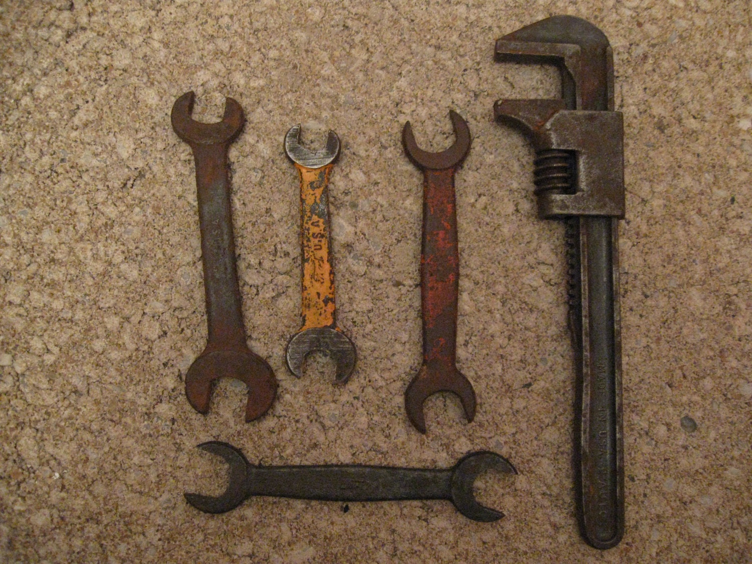 Vintage Ford Wrenches and Antique Auto Monkey Wrench