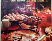 Better Homes and Gardens Holiday Cooking Entertaining Ideas 1978 vintage magazine 1970s