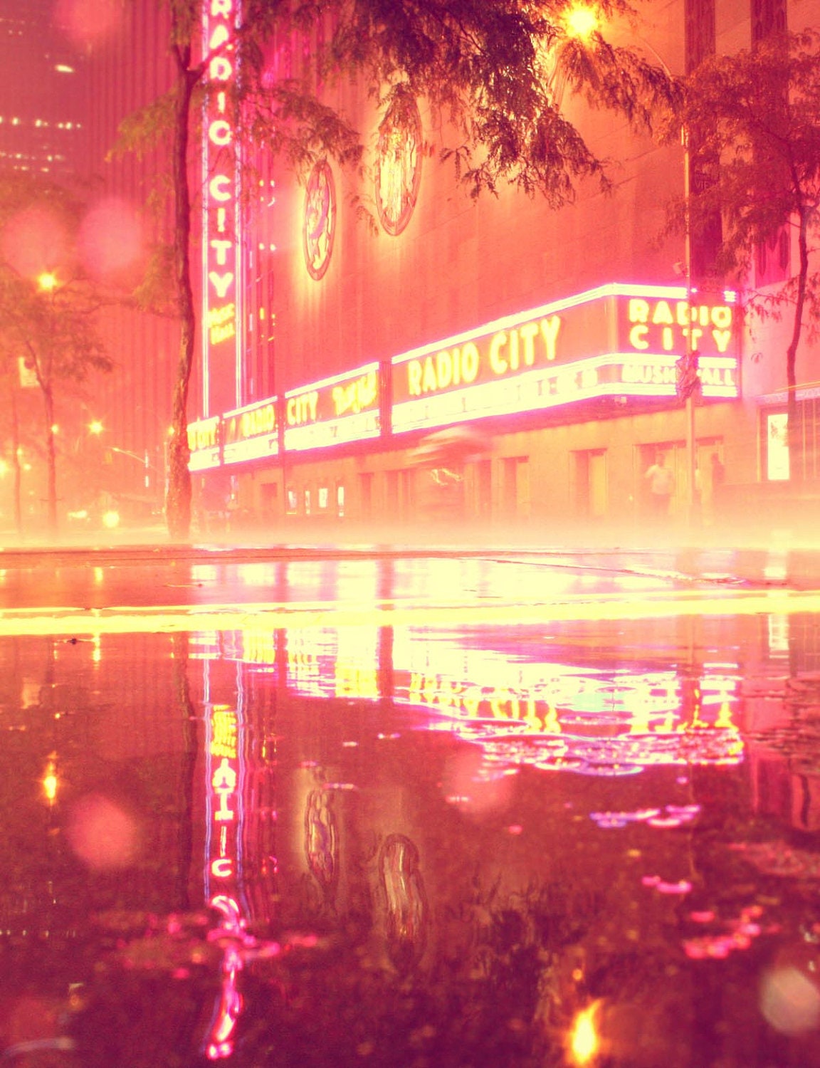 LAST CHANCE SALE - Radio City - 8 x 10 print - New York City - Autumn