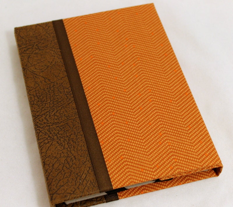 Kindle Fire HD Case, Nexus 7 Cover, Kindle Fire Case, Nook Tablet Case, Hardcover Small Tablet Case, Personalized, Orange Herrinbone