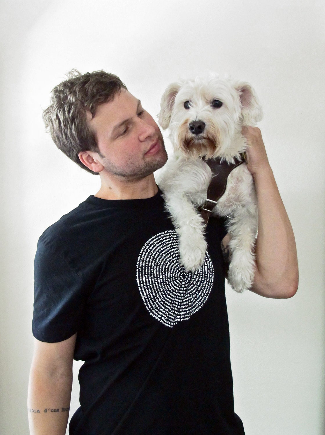 Gift for Dad - Mens t shirt - organic black American Apparel tshirt -  Animal Collective Nouns - man tshirt - Fathers Day gift