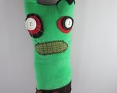 Plush  Zombie Critter Monster - Franken