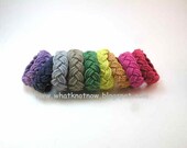 turks head knotted rope bracelet small nautical bracelet sailor knot bracelet cotton three part bracelet