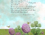 Emily Dickinson - It's All I Have to Bring - Single 5x7 Card - TurtleDoves