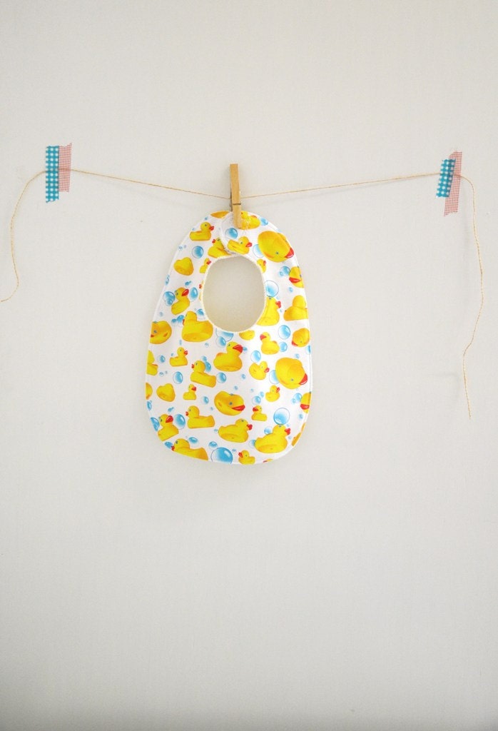 Rubber Ducks Baby Bib / Fun Baby Bib