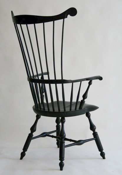 Philadelphia Comb Back Windsor Arm Chair - Rocker - Blunt arrow foot turnings