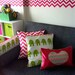 Chevron Wall Decal - Gray Pink Nursery - Children Wall Decal - 12 ft long border - Zig Zag Decal for Baby Room - Chevrons