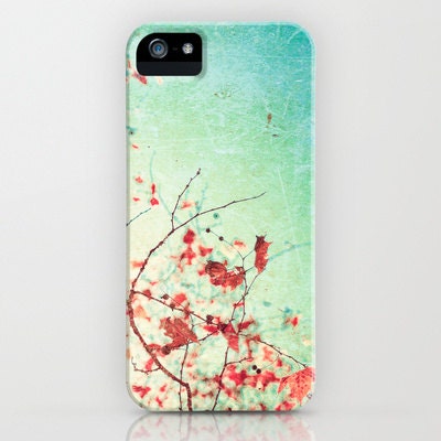 SALE, iPhone 5 Case, iPhone 5, Iphone 4, Samsung Galaxy S4, girly, feminine, flower, blue sky, pink, accessory fall spring, autumn, color