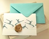 Blank Letters - Giraffe Stationery Set