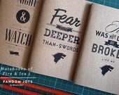 Fandom Jots: Notebooks of Fire And Ice 1