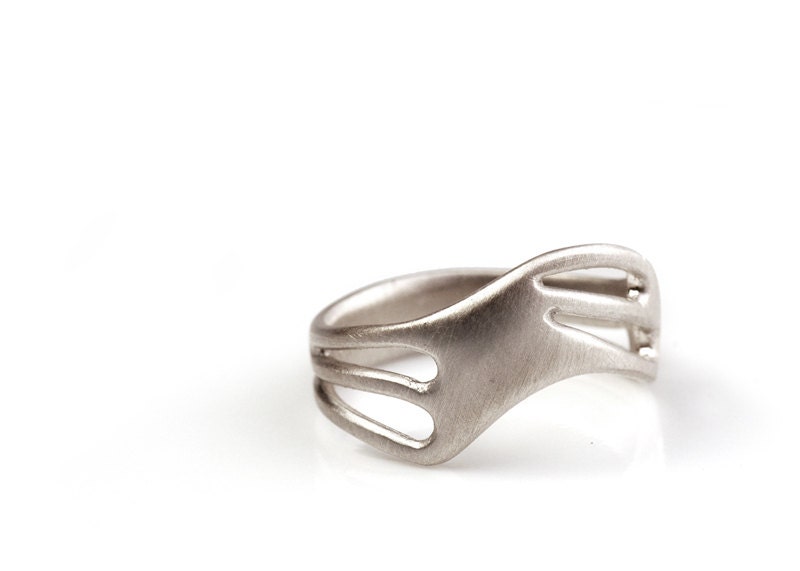 district- sterling silver ring