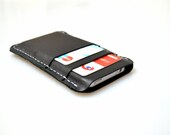 NEW iPhone 5 Wallet with 2 Card Slots-Black