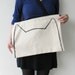 Big Kitty Cat Canvas Tote Bag - screen printed drawing, cat lover, eco friendly