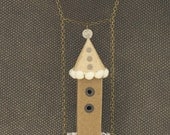 Bird House Necklace