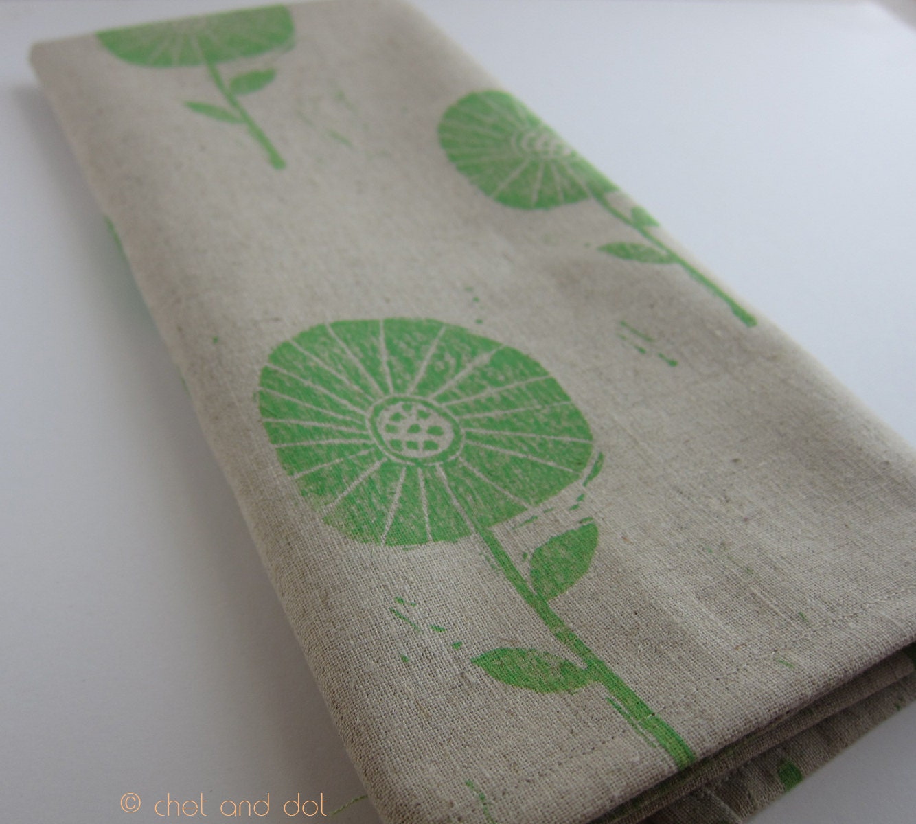 Agnes in Grass Tea Towel - Natural