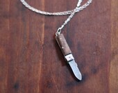 Miniature Novelty Wooden Gumball Pocket Knife Necklace