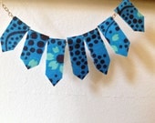 Fabric scrap necklace