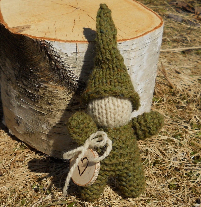Gnome Baby Hand Knit of Wool