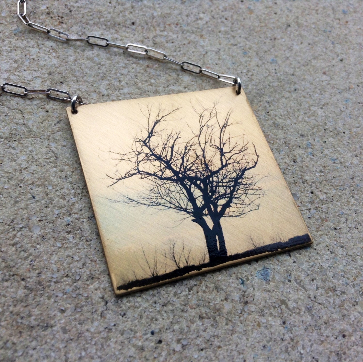 Brass Large Lake Tree