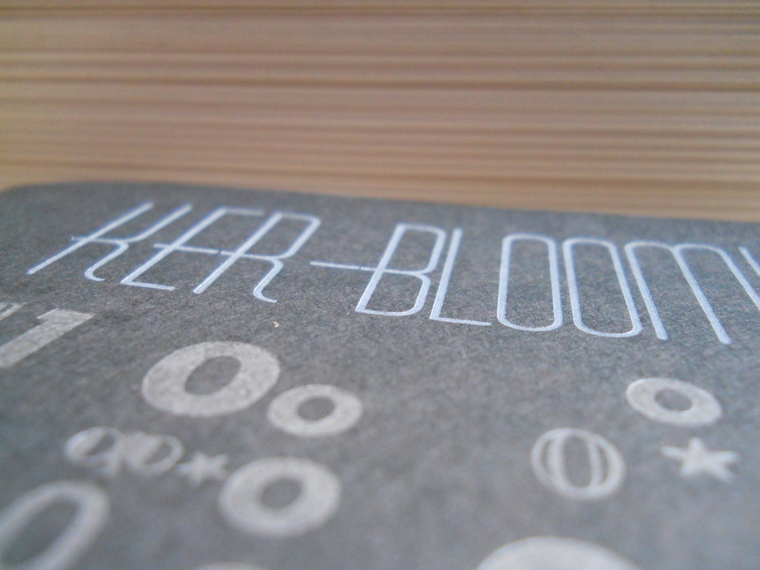 Kerbloom letterpress zine issue 100