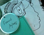 Artist Coloring Book Zine found papers
