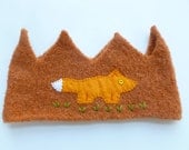 Felted Wool Crown Birthday Dress Up pretend play fox