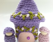 Wee cottage with peg dolls