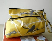 Bird - Zipper Pouch with Clip